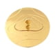 thumbnail image 1 of Cubierta para velas, pantallas para velas, aleación de zinc, tapa para velas, cubierta para tarro de velas 81mm Oro, 1 of 9