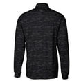 thumbnail image 3 of Men's Cutter & Buck Black Montana Grizzlies Traverse Camo Print Stretch Quarter-Zip Pullover Top, 3 of 3