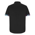 thumbnail image 4 of Shorts pour Hommes, Chemises pour Hommes, Mode Décontractée Col Rabattu Imprimé Manches Courtes Chemise Blouse, 4 of 5