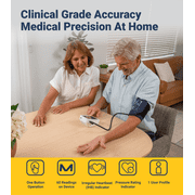 A&DMedical Blood Pressure Monitor, Upper Arm, Wide Cuff, Digital, Heart Rate Detection (UA-651)