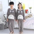thumbnail image 1 of Pijamas de lana para niños, ropa de dormir de franela cálida, ropa de estar por casa de lana de Coral, Conjunto de pijama de invierno, caliente, 1 of 2