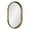 Rustic Brown, variant on Kate and Laurel Hutton Transitional Capsule Wall Mirror, 24 x 36, Rustic Brown, Decorative Bohemian Mirror for Wall