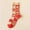 Orange, variant on Tittly Cotton Socks Socks for Women Women's Autumn And Winter New Casual Fashion Thickened Long Barrel Christmas Socks Slouch Socks Cute Socks Hot Pink One Size