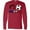 Red, variant on Inktastic Go, France- Soccer, Football Long Sleeve T-Shirt