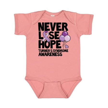 

Inktastic Turners Syndrome Awareness Never Lose Hope Gift Baby Boy or Baby Girl Bodysuit