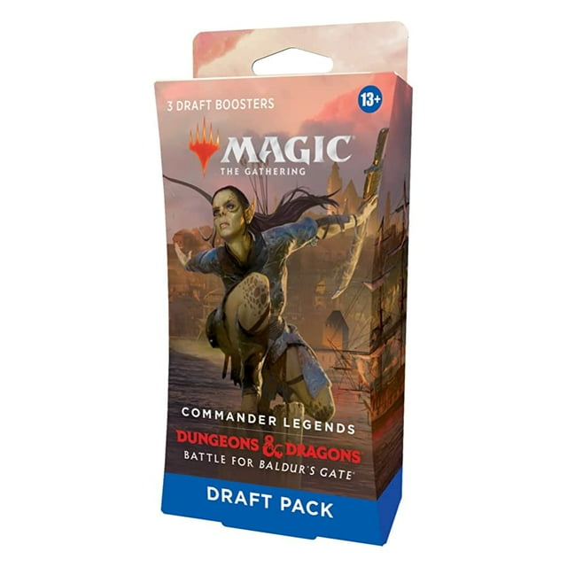 Magic: The Gathering Commander Legends: Battle for Baldurâs Gate 3-Booster Draft Pack | 60 Magic Cards