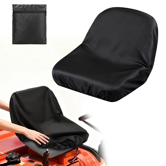 JIAHAOO Housse Universelle de Siège de Tondeuse Imperméable Protection UV Robuste Matériau Résistant à l'Usure pour Utilisation Extérieure Jardin Tracteur