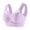 Purple, variant on HOWPAY Push Up Bras For Women No Underwire Wireless Full Coverage Adjustable Straps Stretch Bralettes With Support Comfortable Soft Underwear Beige L