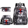 thumbnail image 5 of Nueva mochila periférica de Spiderman Across The Spider-verse, mochila de tres piezas, bolsas de lona para computadora de gran capacidad para estudiantes, 5 of 5