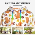 thumbnail image 4 of Sigee Cartoon Squirrel for Women's Pullover Hoodie Sweatshirts Adult Casual Long Sleeve Sweatshirts ,Sizes S-2XL-Medium, 4 of 7