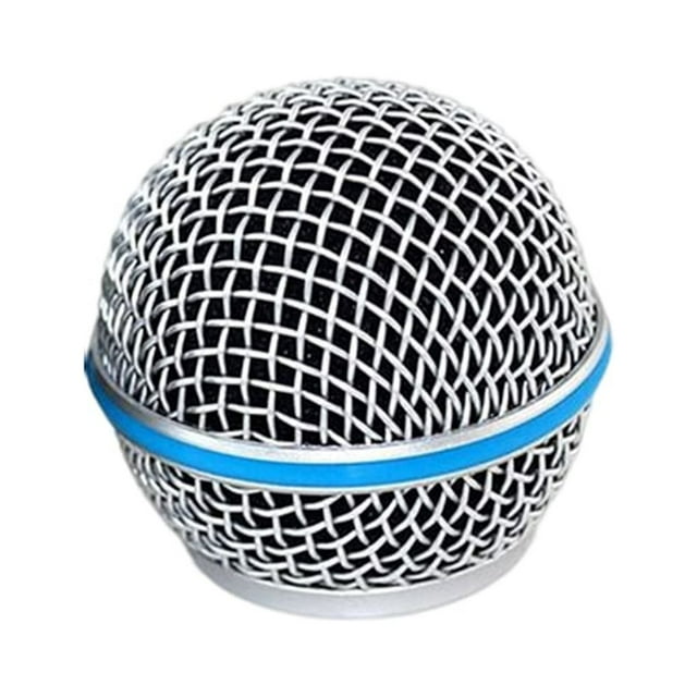 pitrice Replacement Microphone Grille Portable Professional Detachable Wired Wireless Build-in Sponge KTV Party Concert Mic Head Part Type 2