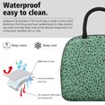 thumbnail image 3 of Insulated Lunch Bag for Women, Floral Print Oxford Fabric Lunch Box, Leakproof Thermal Cooler Tote for Work, School & Picnic, Leopard Animal Print, 3 of 5