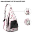 thumbnail image 2 of Boho Floral Sling Backpack – Vintage Botanical Watercolor Wildflower Crossbody Daypack with Romantic Garden & Artistic Bloom Pattern, Lightweight Travel Bag for Women & Nature Aesthetics, 2 of 4