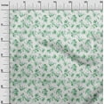 thumbnail image 3 of oneOone Polyester Spandex Green Fabric Floral Dress Material Fabric Print Fabric By The Yard 56 Inch Wide, 3 of 4