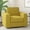 Yellow, variant on MOONMISS Swivel Accent Chair, 36'' Wide Mid-Century Modern Armchair for Living Room, Bedroom, Office,Yellow