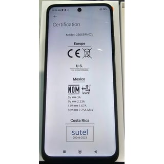  Xiaomi Redmi Note 13 5G + 4G LTE (128GB + 6GB) 6.67 108MP  Triple (Tmobile Mint Tello & Global) Global Bands Unlocked + (Fast Car Dual  Charger Bundle) (Midnight Black (Global