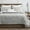 Botanical Grey, variant on Floral Quilt Set Queen Size 3Pcs, Blue & Green Paisley Floral Pattern All Season Lightweight Bedspread Coverlet Sets(Queen 90x96, Paisley Blue)