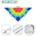 thumbnail image 6 of Dog Bandana 1 Pack,Rainbow Tie Dye Mandala Pattern Bandanas for Dogs,Cat Bandana,Small/ Large Dog Bandana 2 Size,Dog Bandanas, 6 of 6