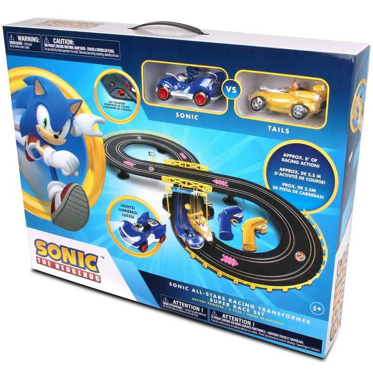 NKOK: Super Slot Car Race Set - SpongeBob Squarepants - Hot Rod