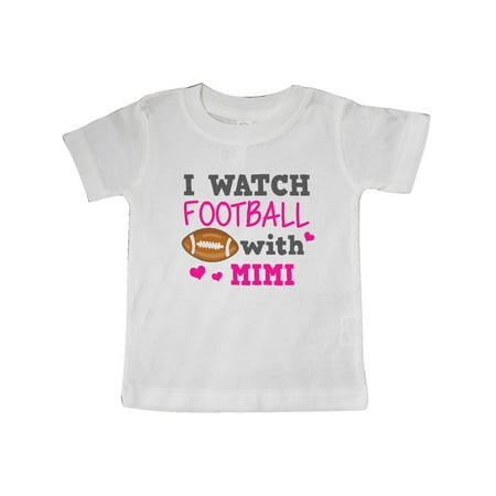 

Inktastic I Watch Football with My Mimi Gift Baby Girl T-Shirt