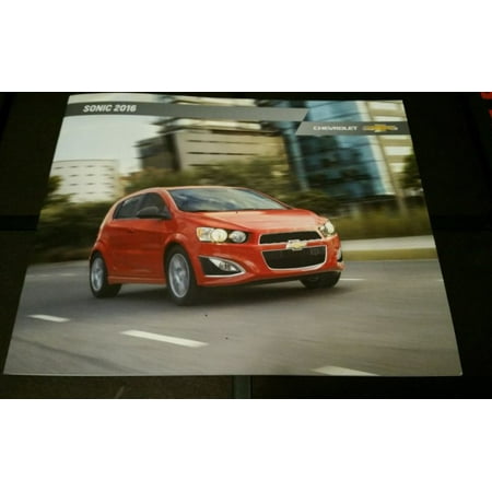 - 2016 Chevy Sonic 24-page Original Sales Brochure