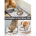 thumbnail image 4 of Dog Food Mat Absorbent Pet Feeding Mats Drying Mat for Food and Water Dog Accessories Pet Supplies 20''''x12''''\u2026, 4 of 6