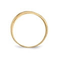 thumbnail image 2 of 14K Gold Polished Diamond-cut Four Ridge Fashion Dome Ring, 2 of 4