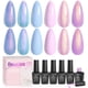 thumbnail image 1 of Set de esmaltes de uñas en gel Beetles Blue Pink, 6 colores, 7,5 ml, 1 of 7