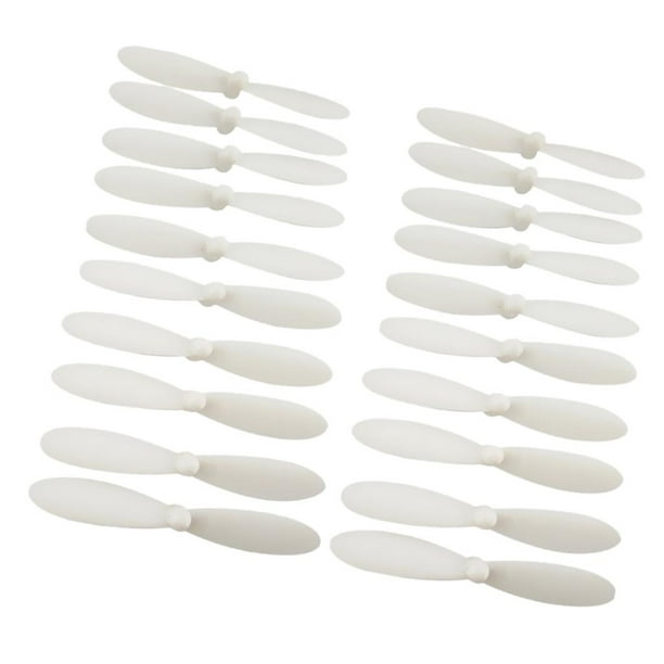 Juego de 20 accesorios de rotores de hélices de cuadricóptero para H107C + Zulema Propulsores de Quadcopter