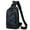 Camouflage blue, variant on Chest Sling Bag Crossbody Shoulder Backpack for Men Women Adjustable Lightweight Travel Hiking Casual Daypack 