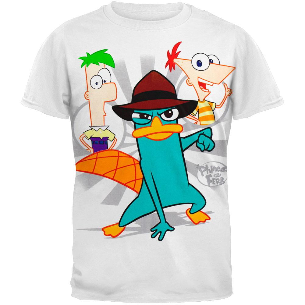 phineas and ferb t shirts walmart