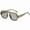 Olive Green-Grey, variant on Retro Square Aviator Sunglasses, UV400 Protection, Unisex PC Frame