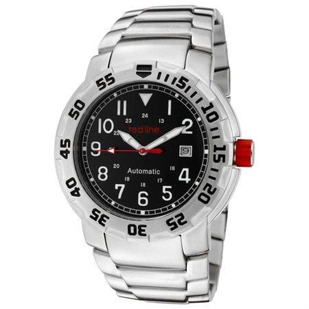 Red Line Men's RPM Automatic Black Dial Stainless Steel Watch RL-643-50011-11
