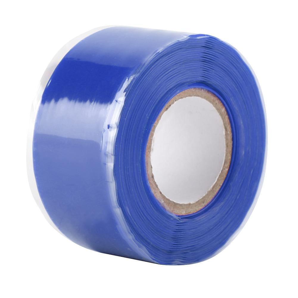 Silicone Tape Self Fusing Silicone Rubber Electrical Tape Waterproof Seal Repair for Water Pipe Hose Blue