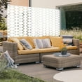 thumbnail image 5 of Outdoor & Indoor Privacy Screen Metal Privacy Screen 76" H×48" W, Freestanding Decorative Privacy Screen for Deck Balcony Patio, Privacy Fence Panels for Outside Lawn Garden, 5 of 5