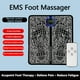 thumbnail image 2 of Almohadilla de masaje EMS Control remoto Foot Spa USB recargable para relajar pies y piernas, 2 of 9