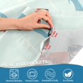 thumbnail image 5 of Yayeee Kitchen Curtains Tier Set of 2 Light Filtering 57"x36" Over Sink Window Panels, Ice Play, 5 of 7