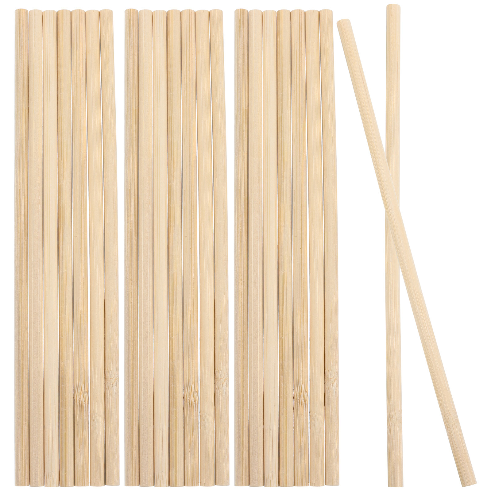 NUOLUX 50Pcs Cake Dowel Rods Tiered Cake Support Rods Wooden Cake