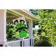thumbnail image 2 of Evergreen Leprechauns Welcome Applique House Flag, 28 x 44 inches, 2 of 3