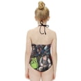 thumbnail image 4 of The Real Ghostbusters Children's One-piece Swimwear Halterneck Swimsuit Summer Beach Girl's Bathing Suits Breathable Beachwear, 4 of 7