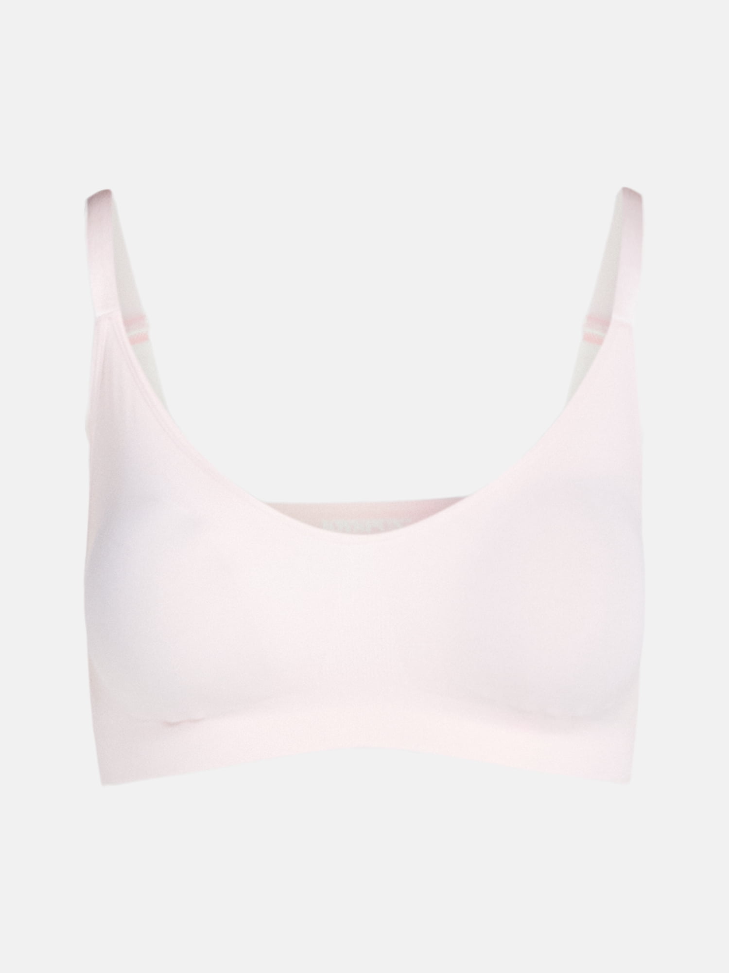 Joyspun Women's Seamless Plunge Pullover Bralette, Removable Padding, Sizes S-XXXL