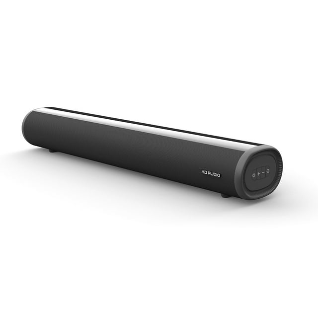 Barra de Sonido Pequeña para Altavoces de TV con Conexión Bluetooth 5.0/HD/Óptica/USB/AUX. Barra de Sonido de Pared de 50 Vatios para Cine en Casa.