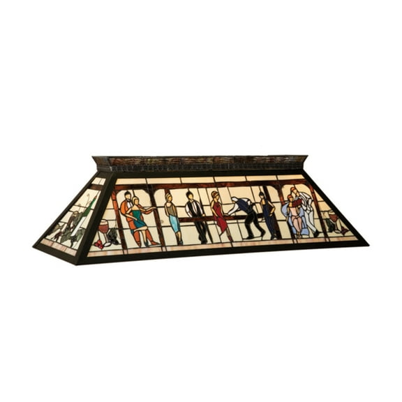 Traditional Style 44" Billiard Light with KD Frame - Lounge