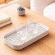 thumbnail image 2 of Dish Drying Rack Double-Layer Tray for Kitchen Utensils Pp White Food Drying Function 1Pack, 2 of 4