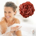 thumbnail image 4 of Tupukom Shower Loofah Bath Accessories Soft Shower Sponge Set Extra Large Mesh Pouf Scrubber for Men and Women Exfoliate,Wash Sponge,Cleanse,Soothe Skin, 4 of 7