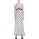 thumbnail image 1 of Max Studio London Maxi vestido con volantes para mujer, blanco, mediano, 1 of 1