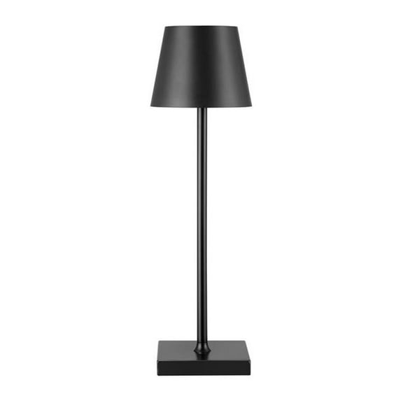 Globe Electric 3017547 15 in. Table Lamp, Matte Black