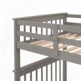 thumbnail image 6 of Twin Size Metal Storage Bed Frame with No Box Spring, Gray for Bedroom, 6 of 12