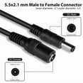 thumbnail image 2 of 33Ft Dc Power Extension Cable Extension Cord 2.1Mm*5.5Mm For Cctv Camera Nvr, 2 of 6