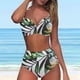 thumbnail image 2 of Gibobby Conjunto de Bikini Bikini de cintura alta para mujer, bañador Sexy de realce de dos piezas, traje de baño Vintage de dos piezas, conjunto de Biki(Blanco,M), 2 of 3